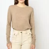 Fine wool round neck sweater - JADE