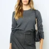 Fine wool round neck sweater - JADE