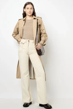 Fine wool round neck sweater - JADE