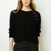 Fine wool sweater with rhinestone - JOSETTE