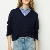Fine wool V-neck sweater - JULIETTE