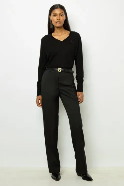 Fine wool V-neck sweater - JULIETTE