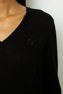 Fine wool V-neck sweater - JULIETTE