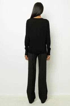 Fine wool V-neck sweater - JULIETTE