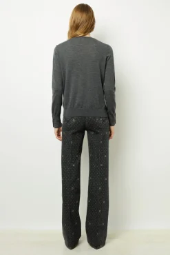 Fine wool V-neck sweater - JULIETTE