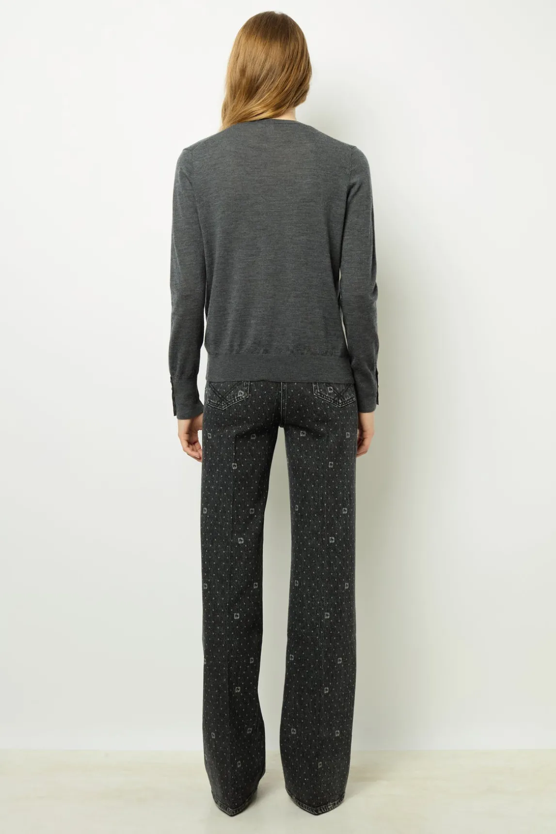 Fine wool V-neck sweater - JULIETTE