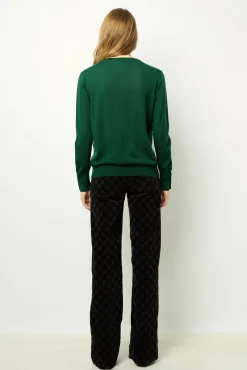 Fine wool V-neck sweater - JULIETTE