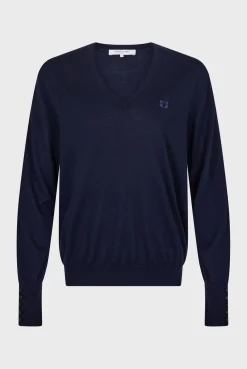 Fine wool V-neck sweater - JULIETTE