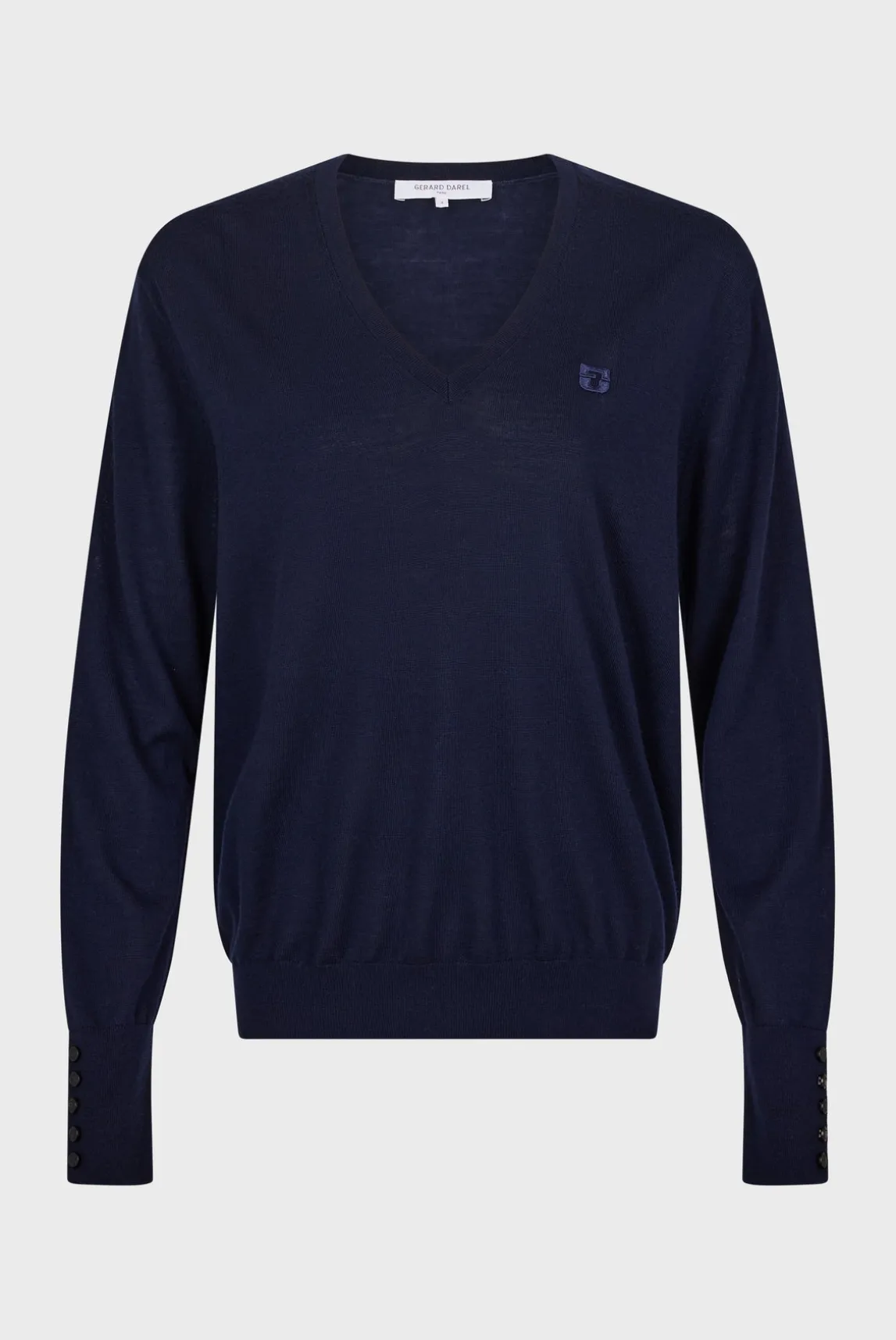 Fine wool V-neck sweater - JULIETTE