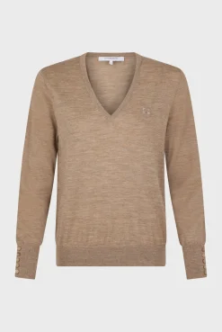 Fine wool V-neck sweater - JULIETTE