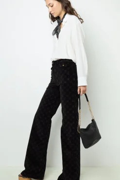 Flared corduroy jeans - ANNA