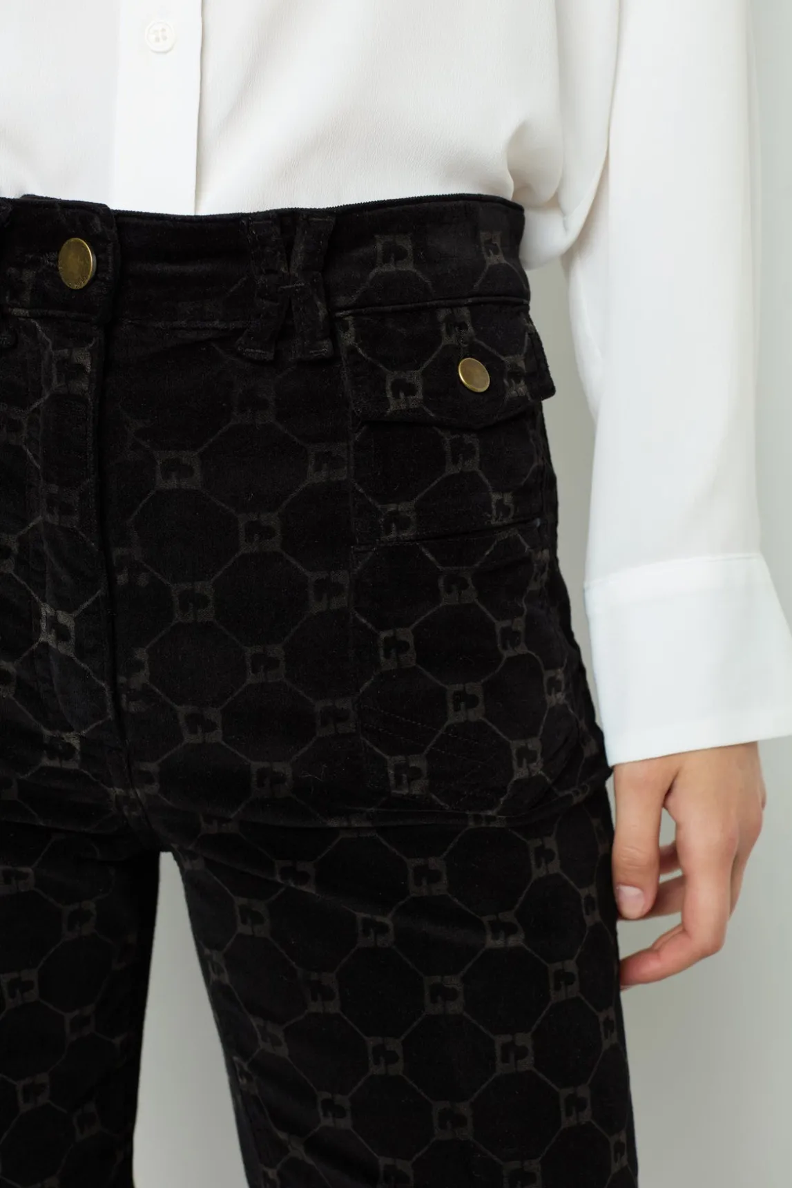 Flared corduroy jeans - ANNA