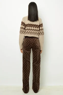 Flared corduroy jeans - ANNA