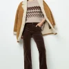Flared corduroy pants - NAZIA