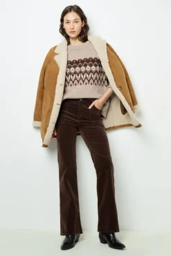 Flared corduroy pants - NAZIA