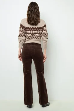 Flared corduroy pants - NAZIA