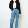 Flared jeans with monogram - ANNA