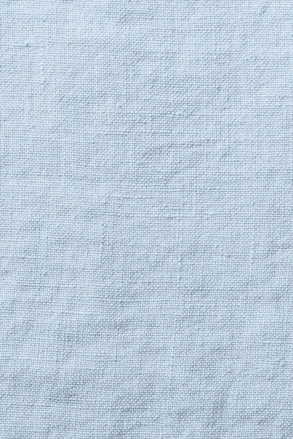 Flat washed linen sheet - sky blue