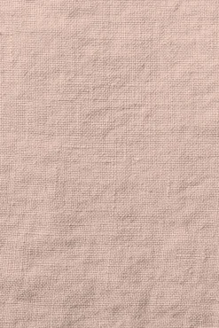 Flat washed linen sheet - antique rose