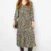 Floral fluid maxi dress - SOLYA