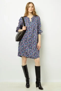 Floral jacquard mini dress – SALYA