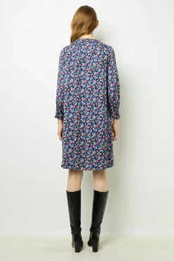 Floral jacquard mini dress – SALYA