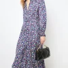Floral midi dress - SAMIRA