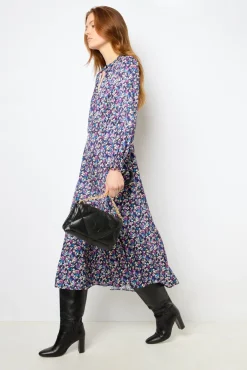 Floral midi dress - SAMIRA
