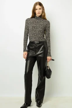Floral turtleneck sweater - AURELIE