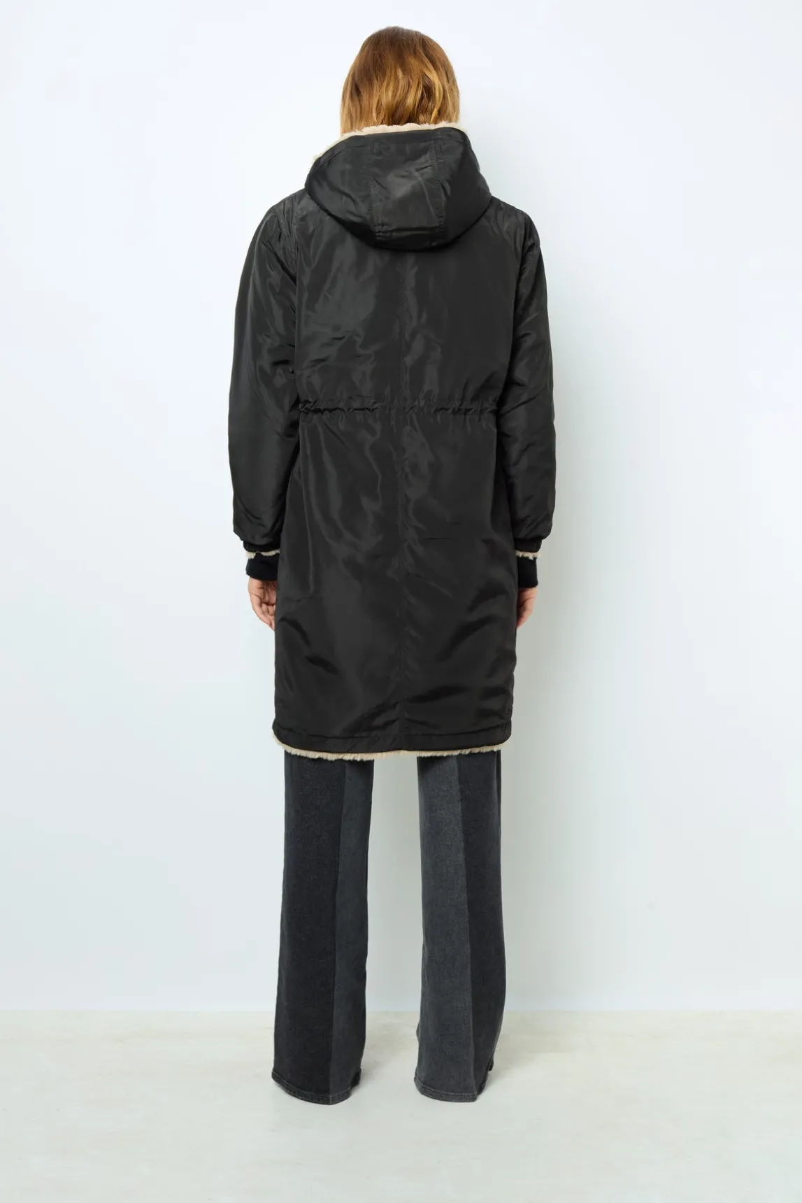 Full-length reversible parka - LAURE
