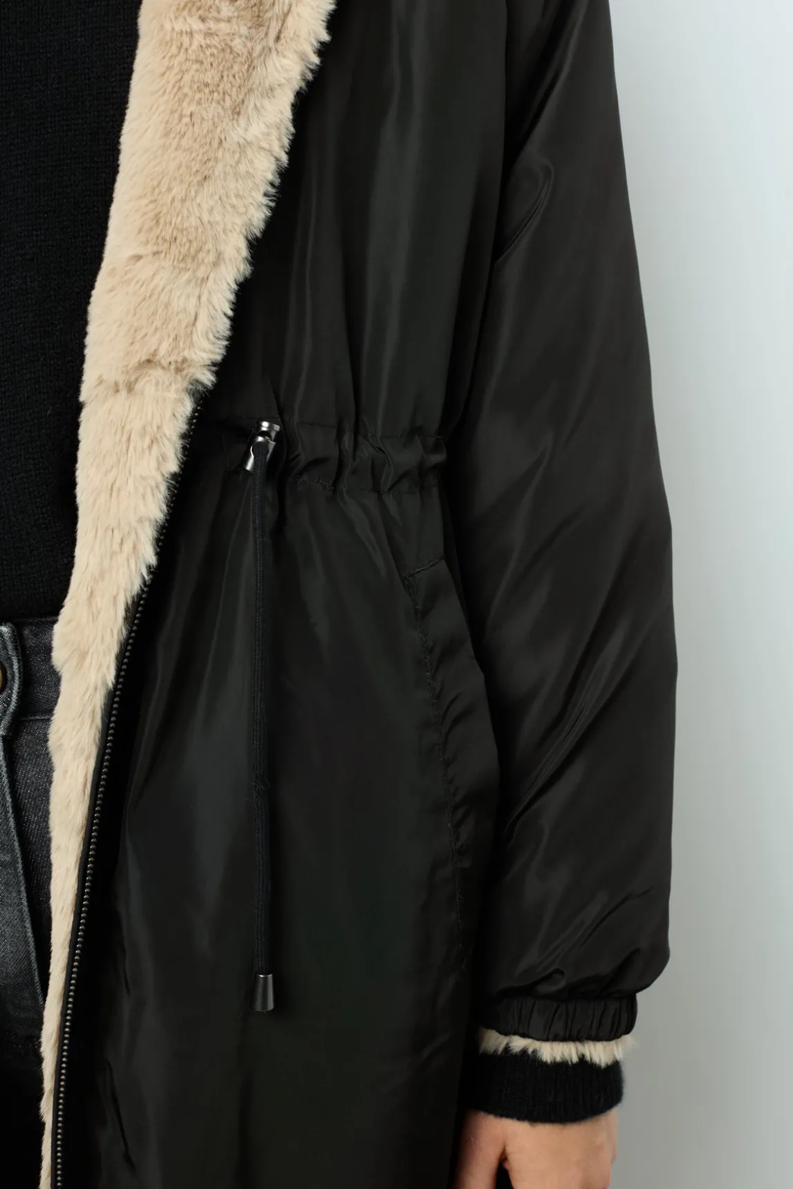 Full-length reversible parka - LAURE