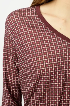 Geometric print T-shirt - AYLA