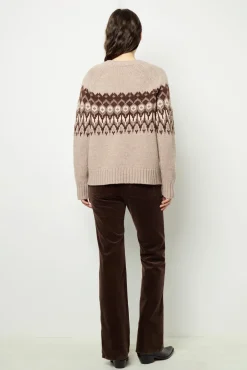 Geometric wool sweater - JANINA