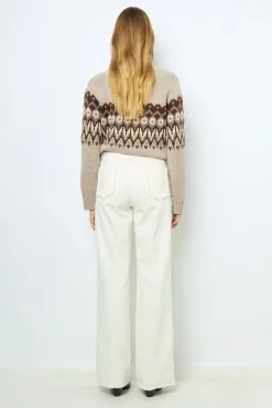 Geometric wool sweater - JANINA