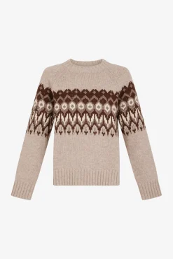 Geometric wool sweater - JANINA