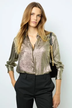 Gold-tone shirt - BRUNA