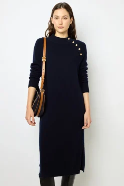 Half-moon bag in suede leather - LE SUZANNE