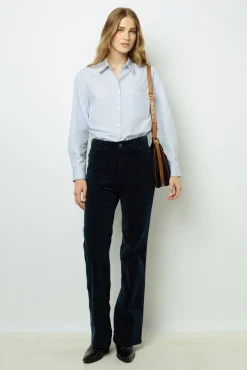 Half-moon bag in suede leather - LE SUZANNE