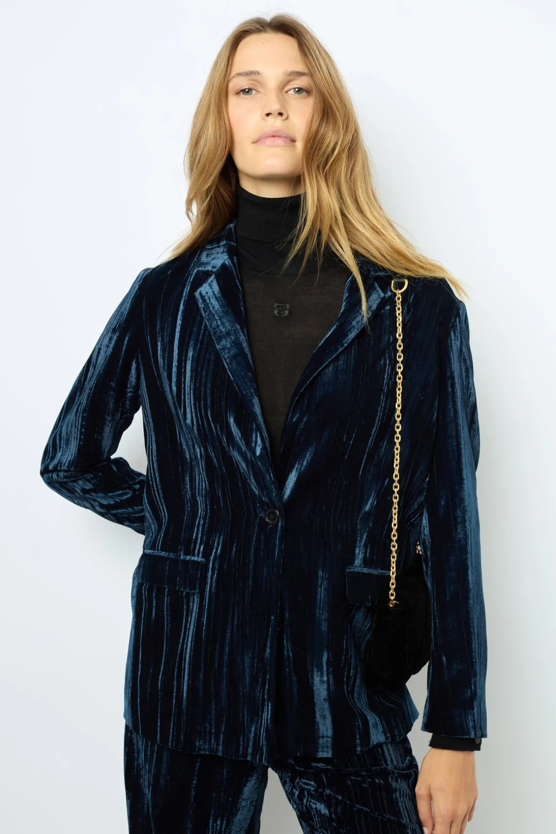 Hammered velvet jacket - MALVYNN