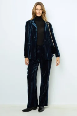 Hammered velvet jacket - MALVYNN