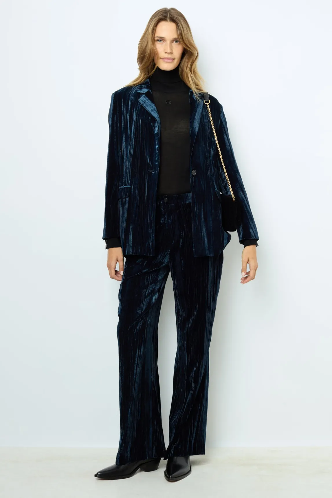Hammered velvet jacket - MALVYNN