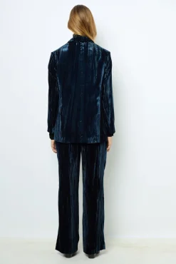 Hammered velvet jacket - MALVYNN