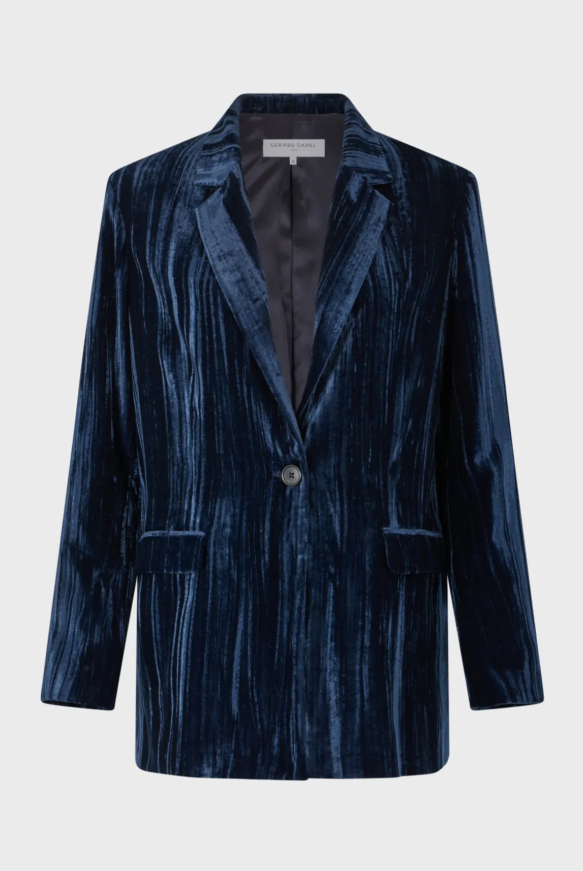Hammered velvet jacket - MALVYNN