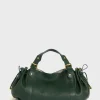 Handbag in leather metallic inside - 24H