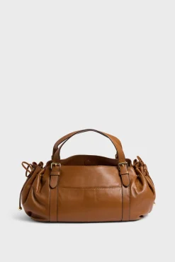 Handbag in leather with pocket - ST GERMAIN