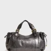 Handbag in metallic leather - 24H