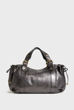 Handbag in metallic leather - 24H