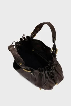 Handbag in metallic leather - 24H