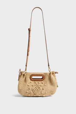 Handbag in raffia - MINI DANY