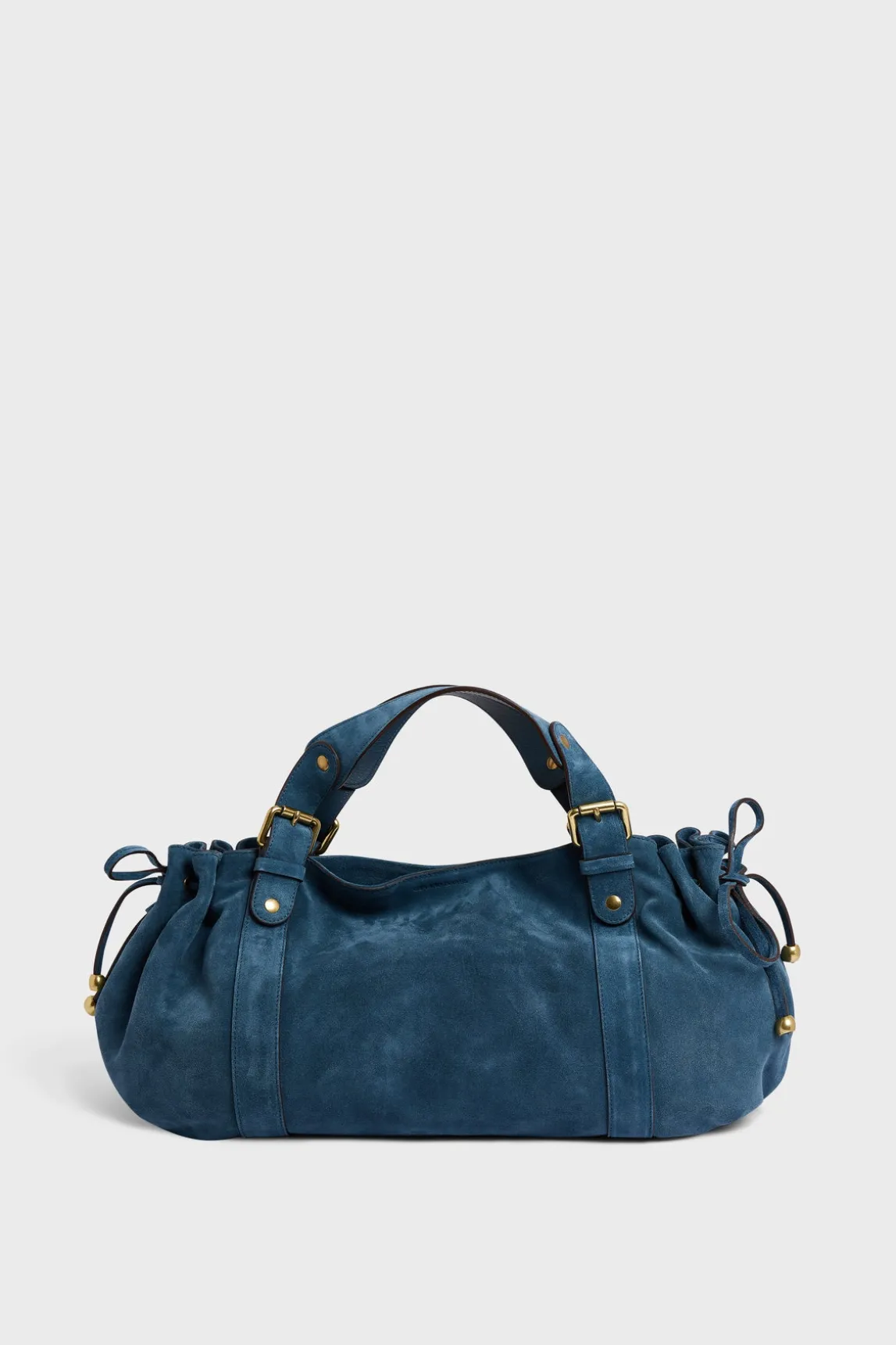 Handbag in suede leather - 24H